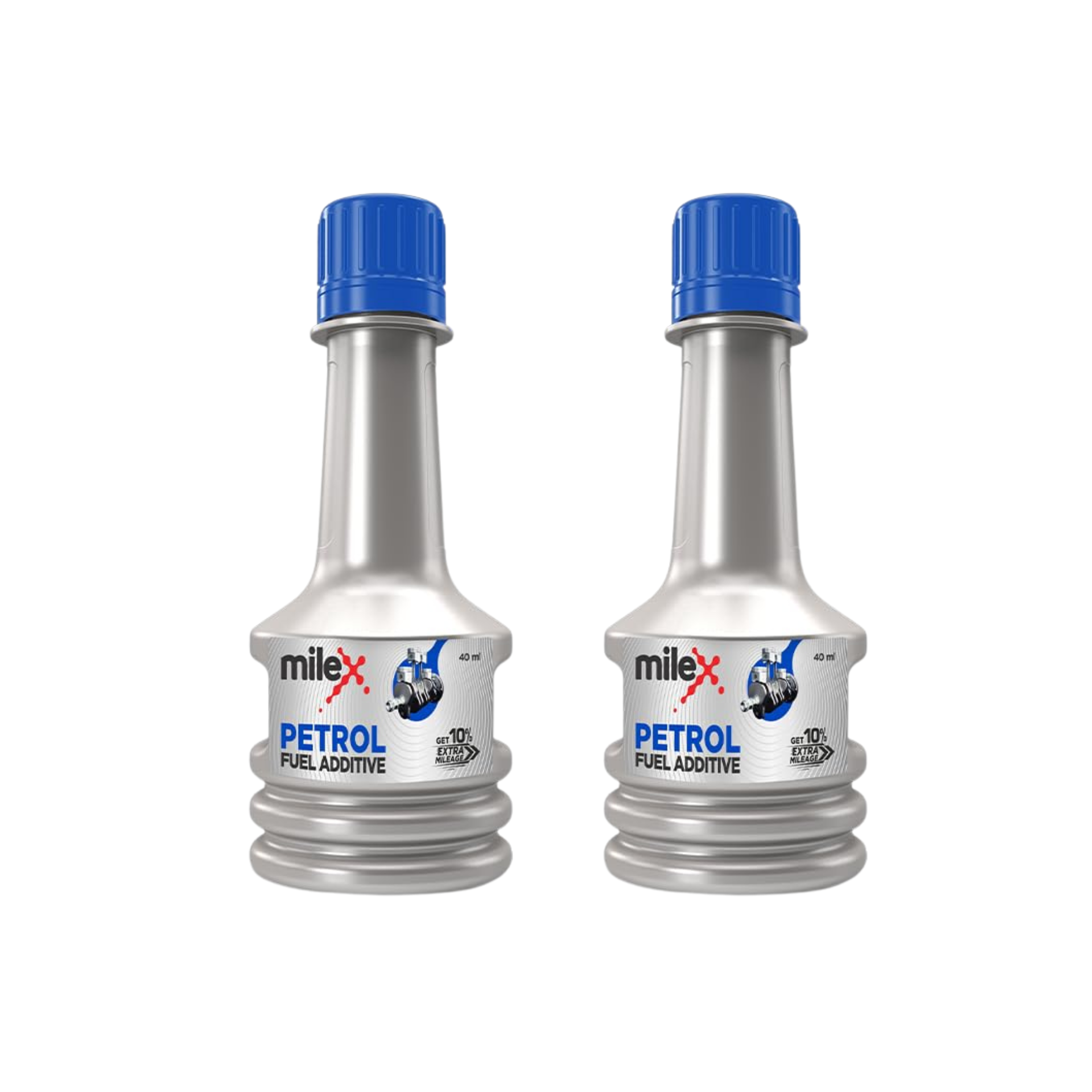 Milex Petrol Additive Pack of 2 | 40 ml Each