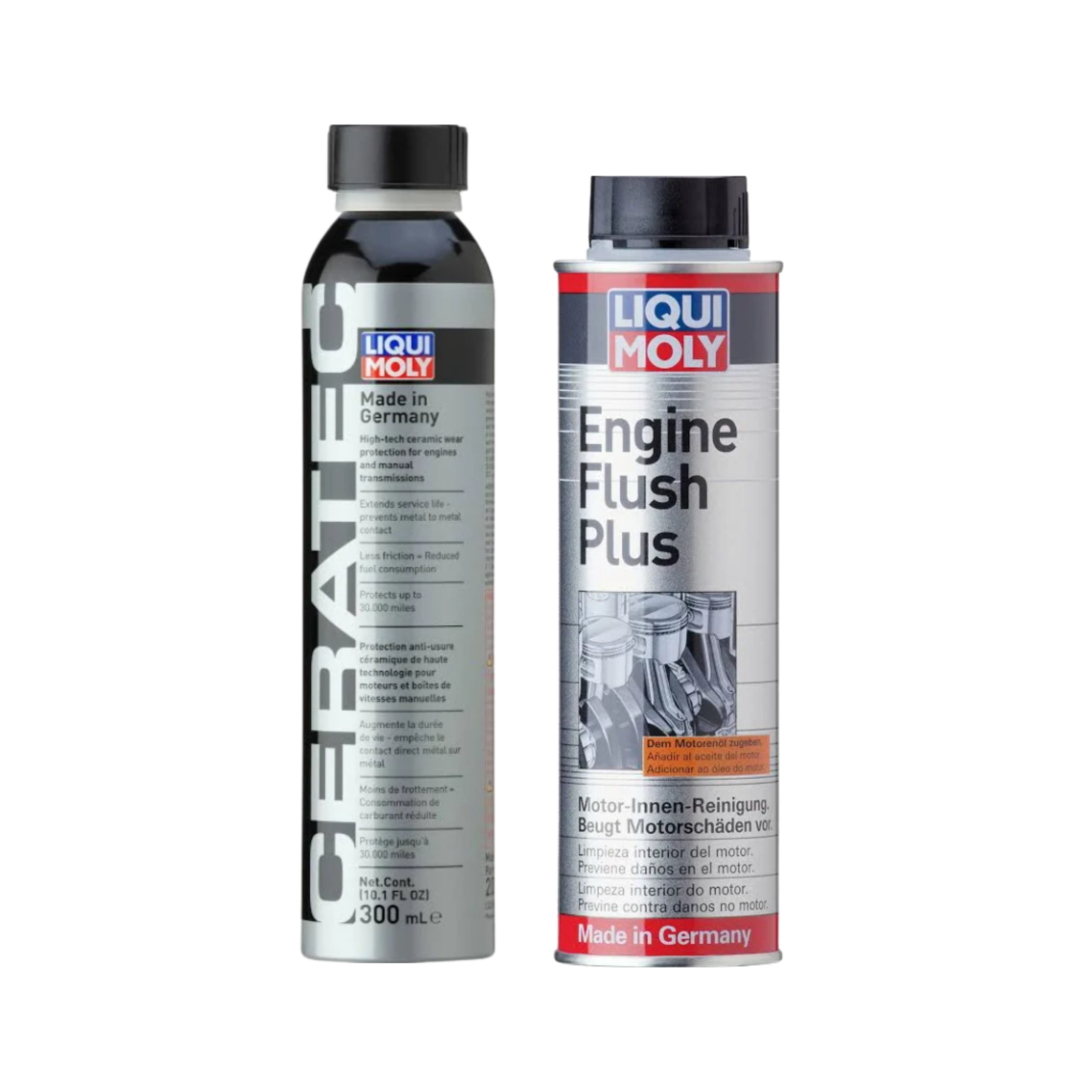 Liqui Moly Engine Protection Combo (Cera Tec + Engine Flush Plus)
